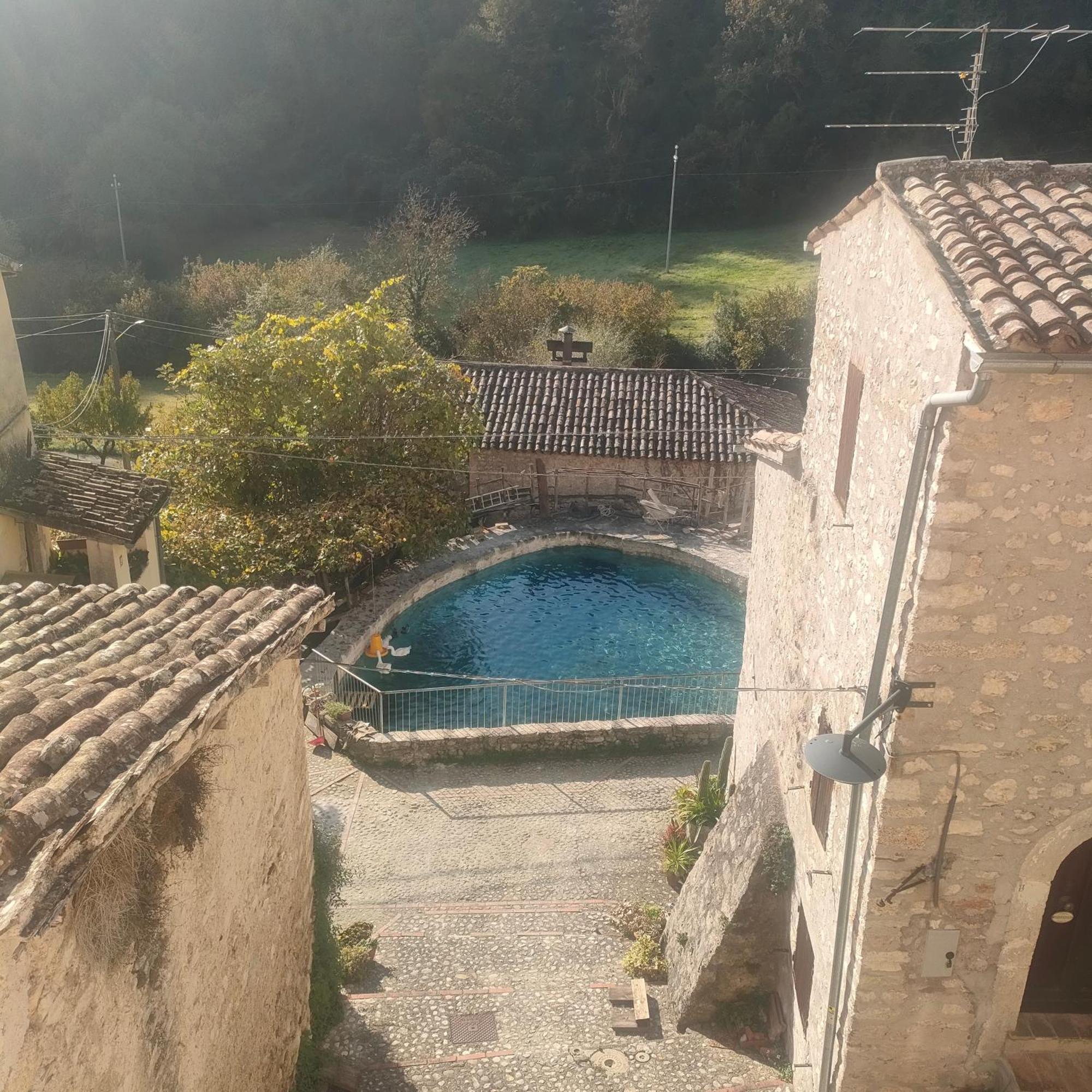 Umbria Valnerina , Il Tartuffo, Near Spoleto Apartment Scheggino Bagian luar foto